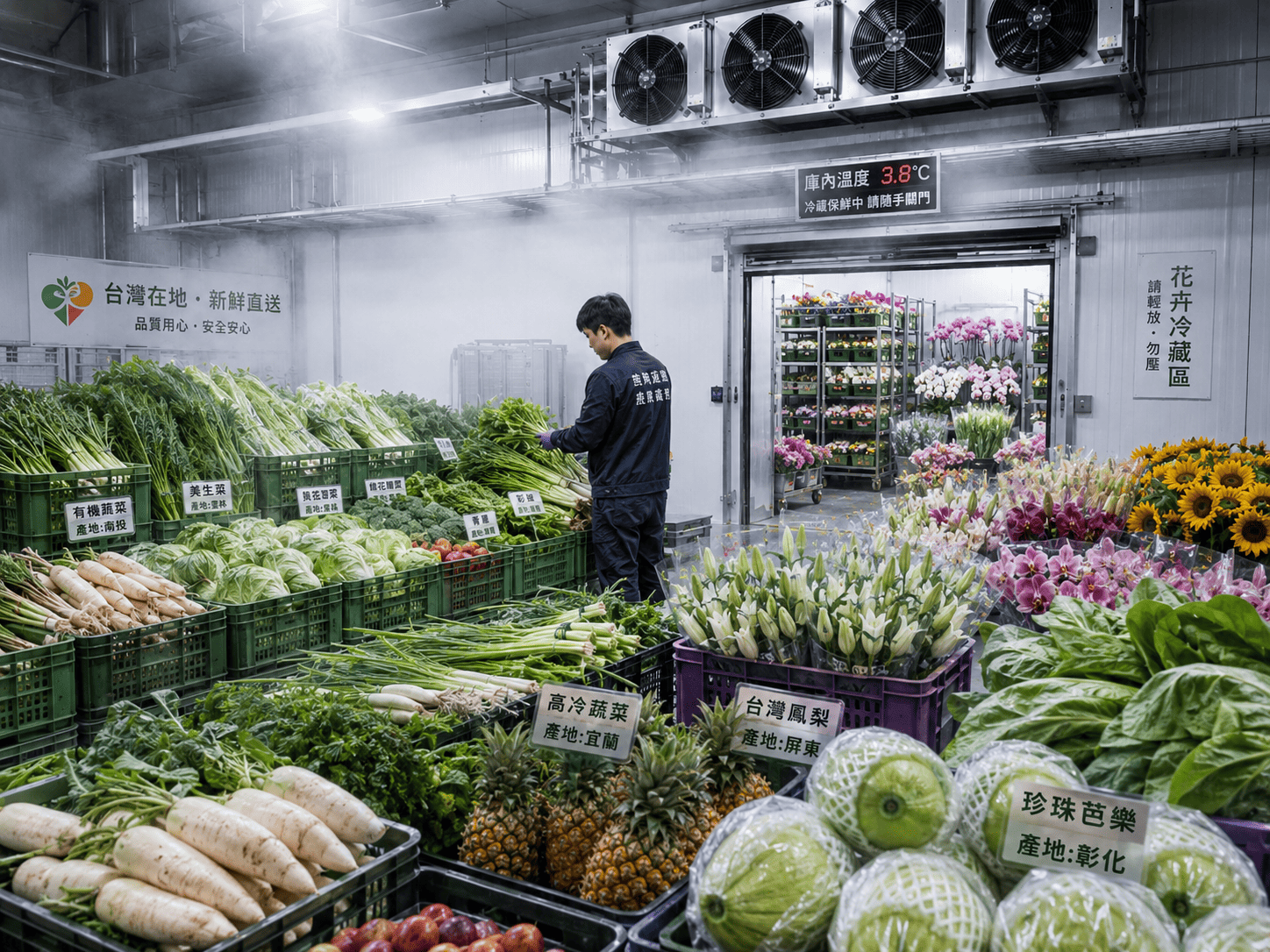 農業與花卉冷鏈