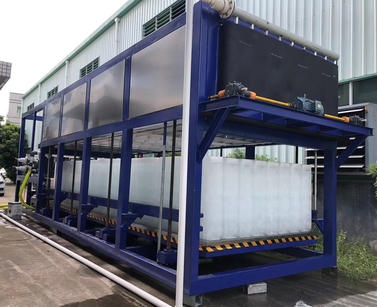 直冷式塊冰機蒸發器與製冰設備